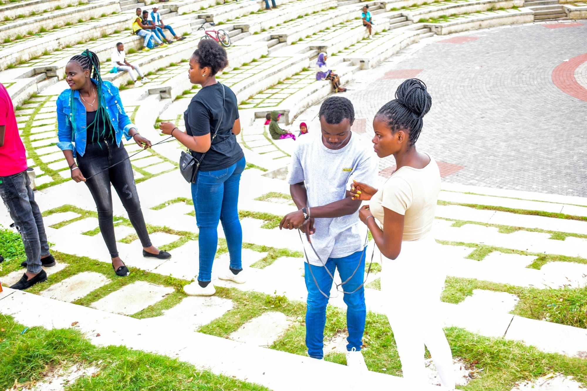 Team building activity on the Kenya Coast